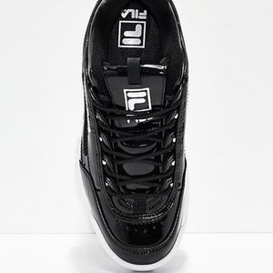 fila disruptor ii premium patent leather shoes